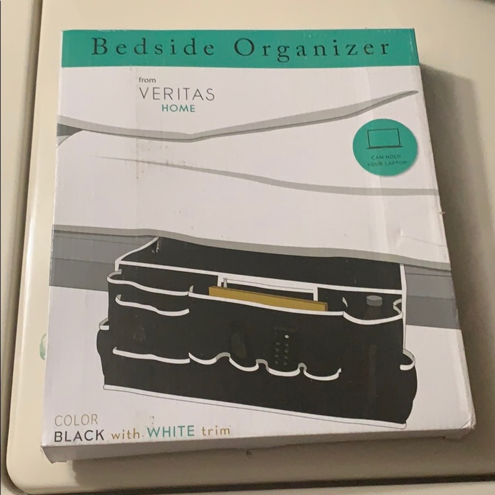 Multi pocket bedside organizer